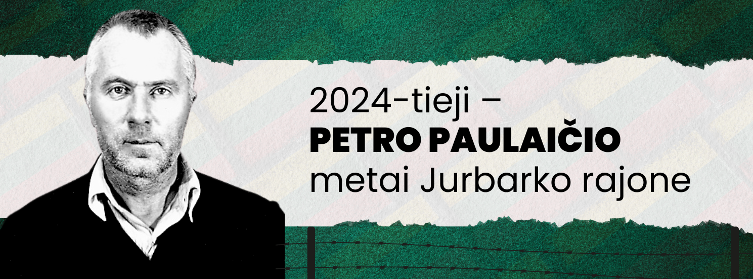 2024-ieji Jurbarko rajone – Petro Paulaičio metai