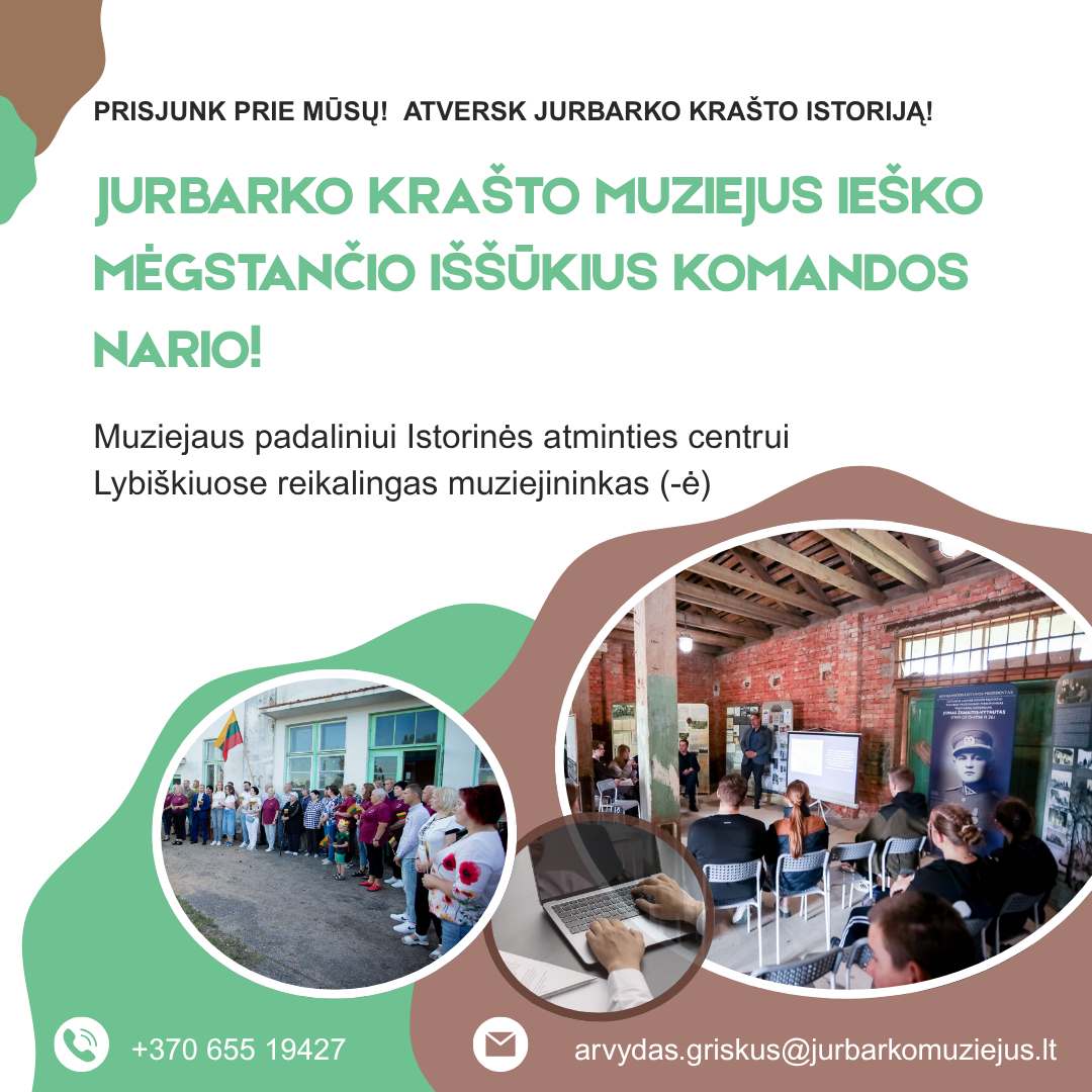 Ieškome muziejininko (-ės)!