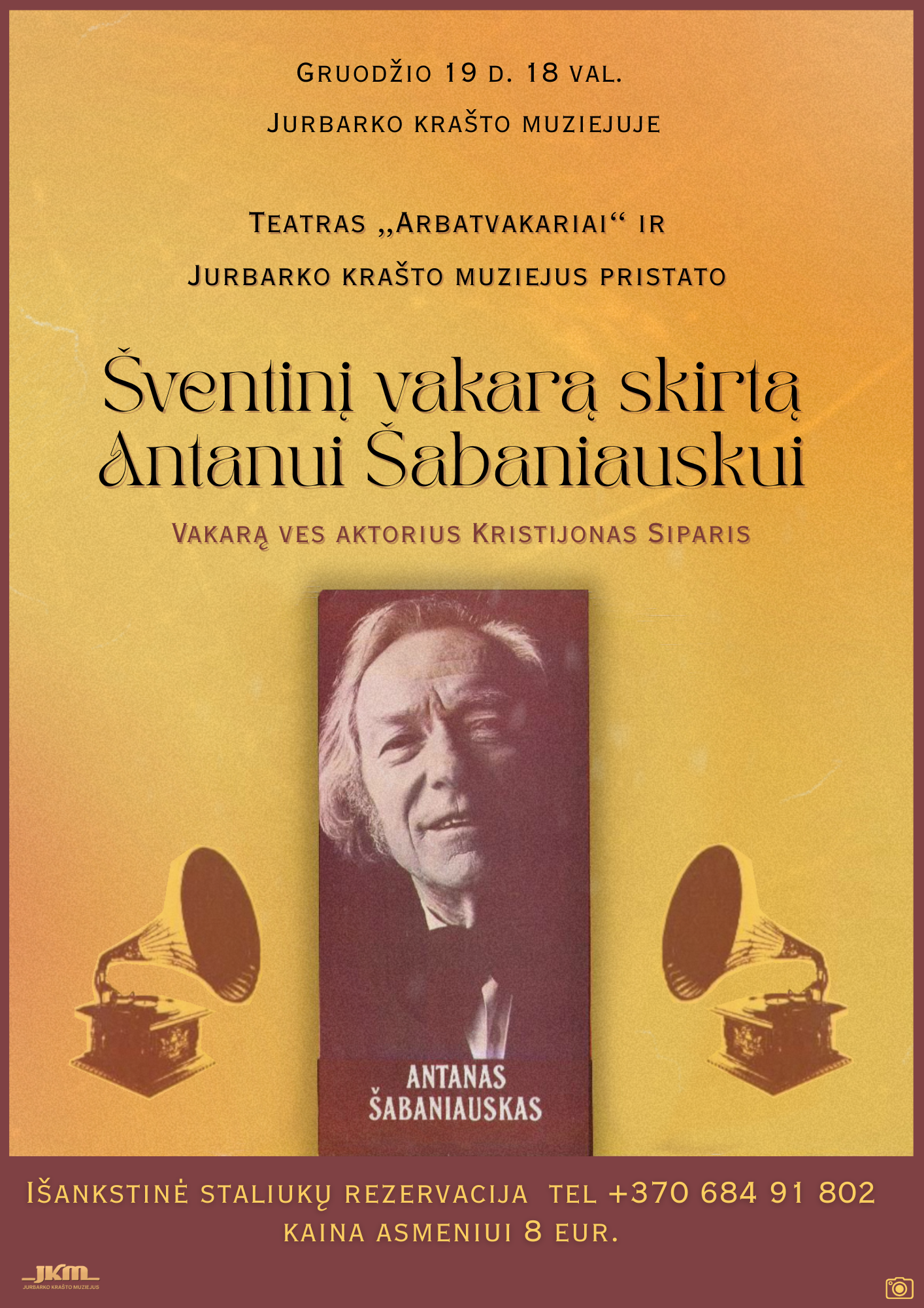 Šventinis vakaras skirtas Antanui Šabaniauskui