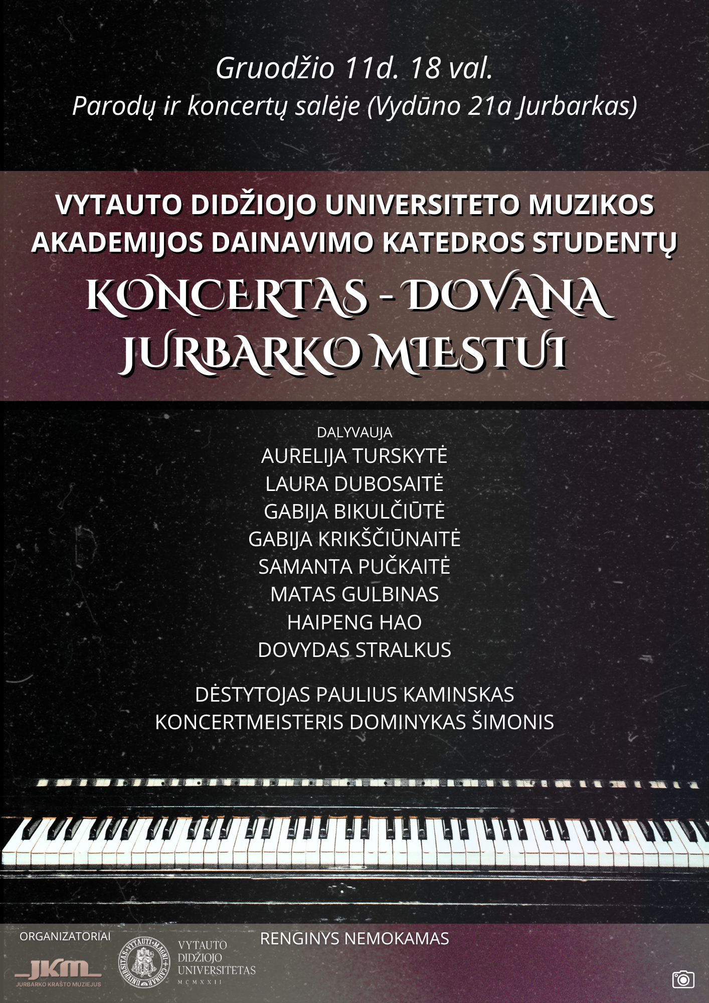 Koncertas – dovana Jurbarko miestui