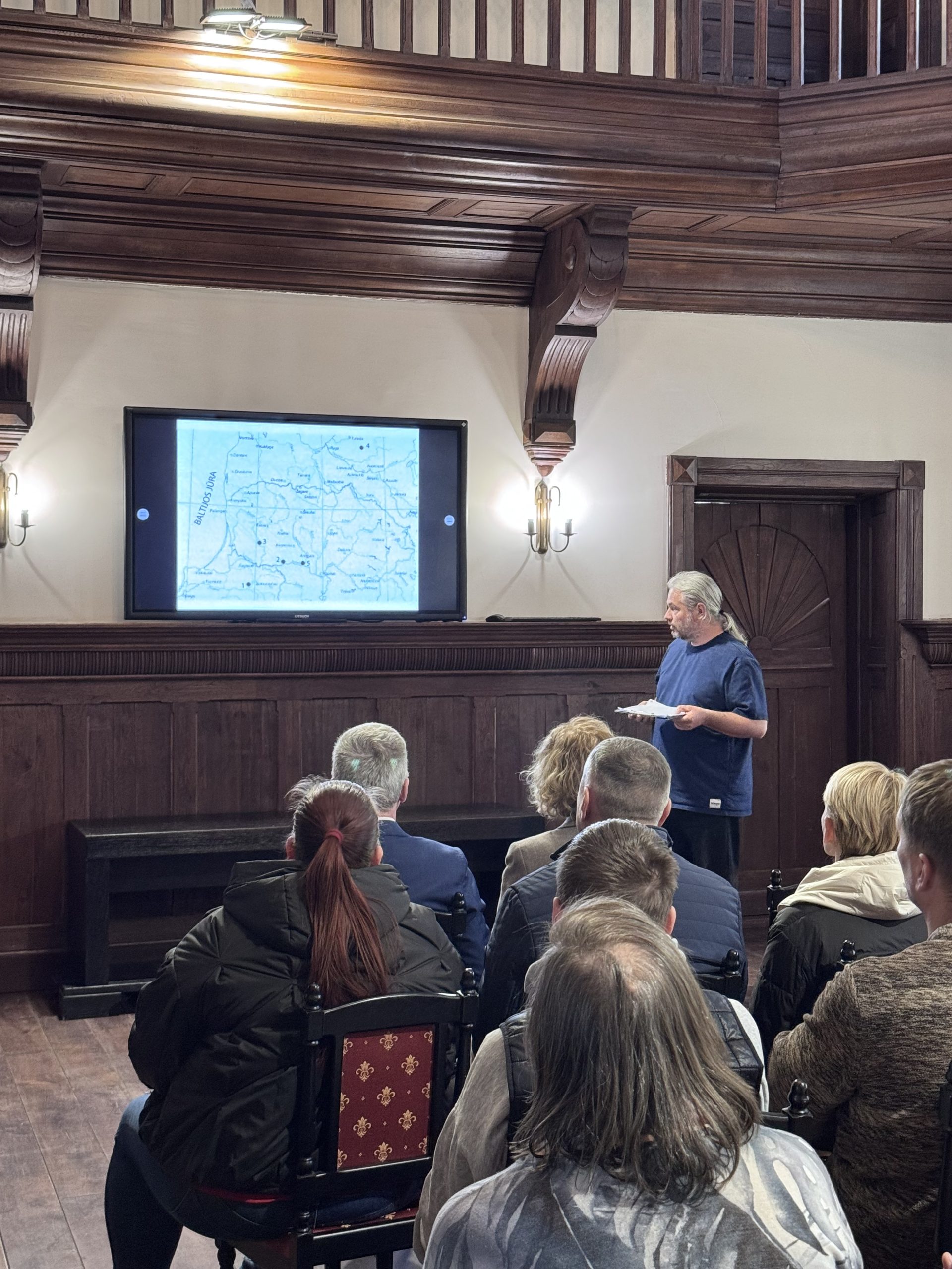 Archeologo Vytauto Juškaičio paskaita