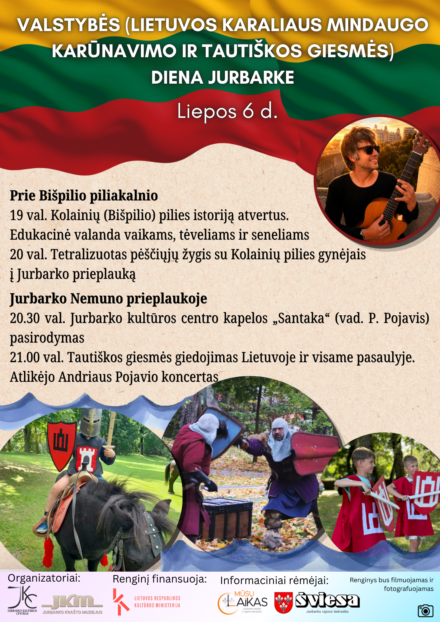 Valstybės (Lietuvos karaliaus Mindaugo karūnavimo ir Tautiškos giesmės) diena Jurbarke