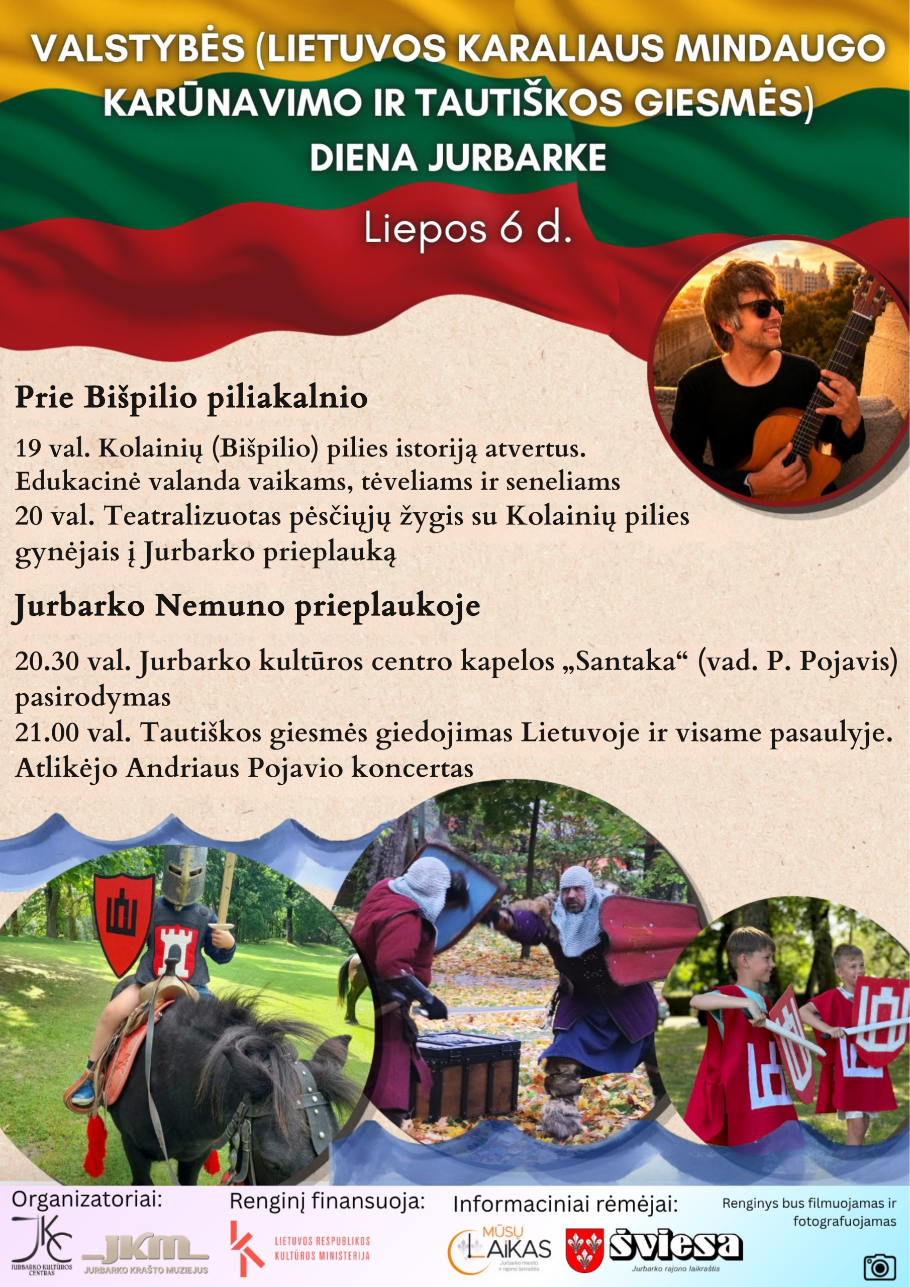 Valstybės (Lietuvos karaliaus Mindaugo karūnavimo ir Tautiškos giesmės) diena Jurbarke
